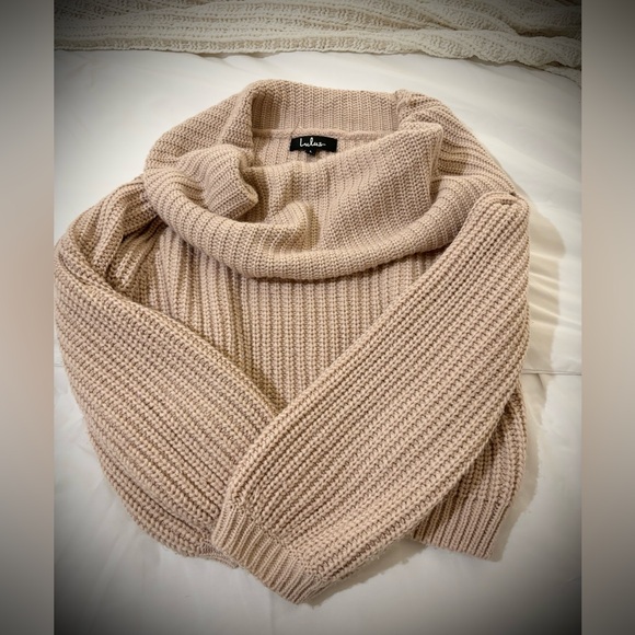 Lulus Sweater ••• Only worn once! ••• Blush rose (Size L) - Picture 2 of 9